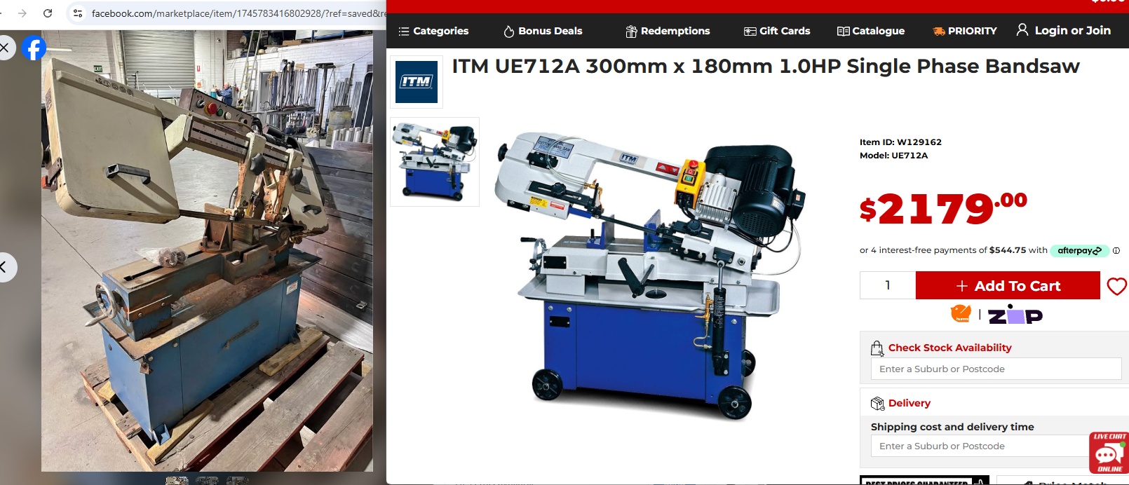 Better metal bandsaw